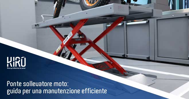 Ponte sollevatore moto