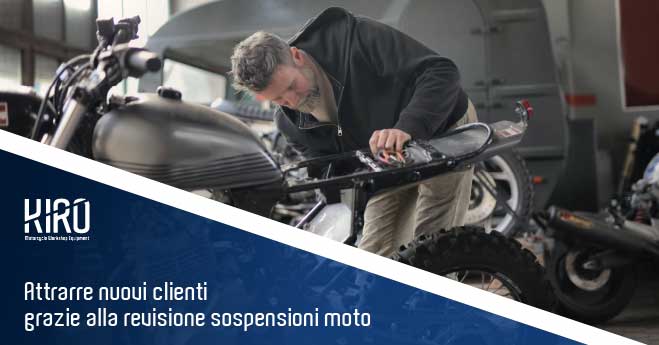 revisione sospensioni moto