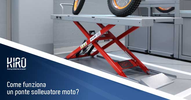 ponte sollevatore moto