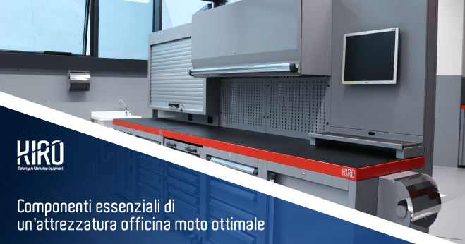 attrezzatura officina moto