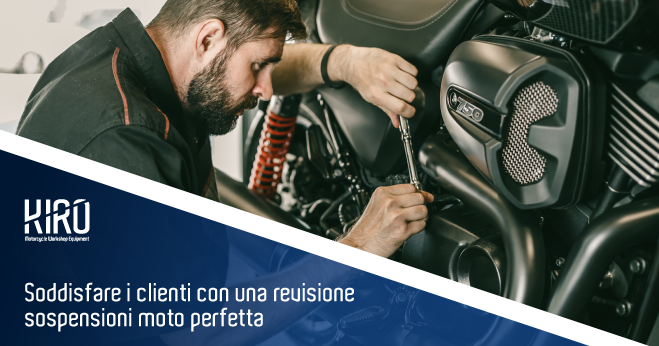 revisione sospensioni moto