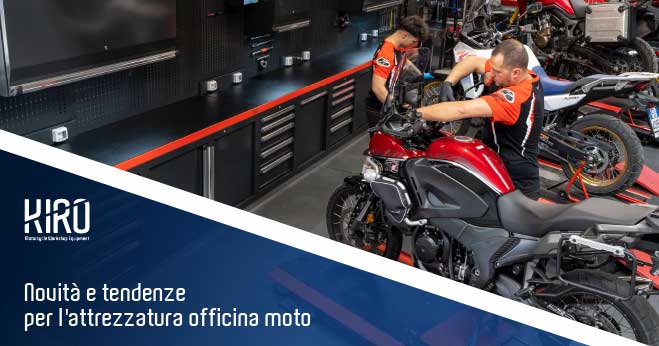 Attrezzatura officina moto
